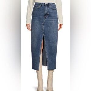 DRIFTWOOD Women's Blue Denim Skirt- New with tags